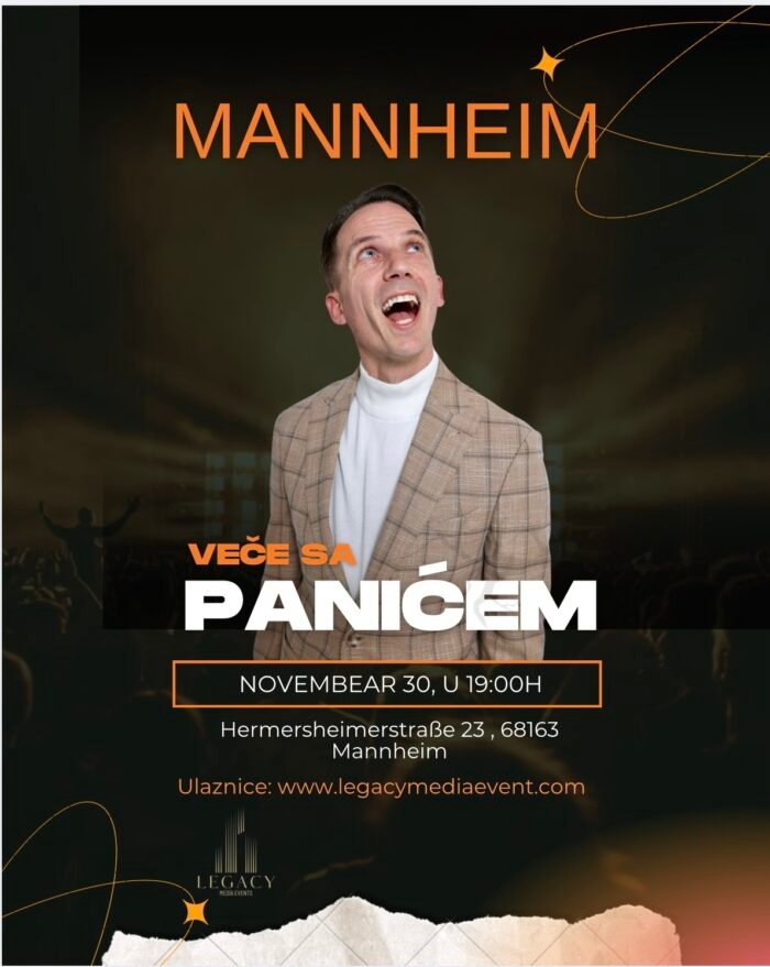 Veče sa Panićem - Manhheim - - Image 1